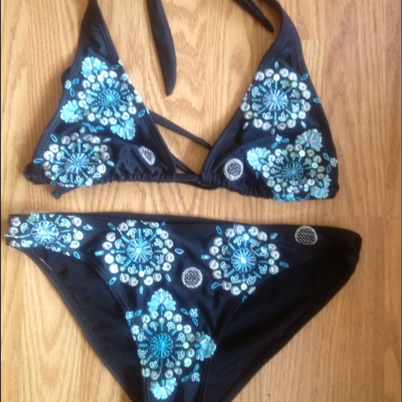 Embellished bikini