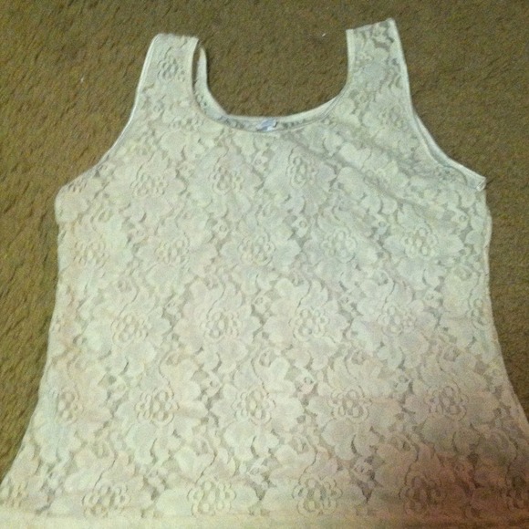 Lace tank top