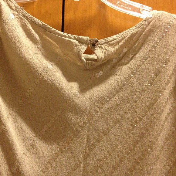 Taupe sequined tank - Picture 4 of 4