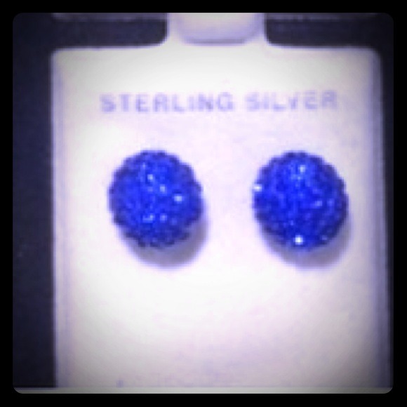 Blue chambalas earrings