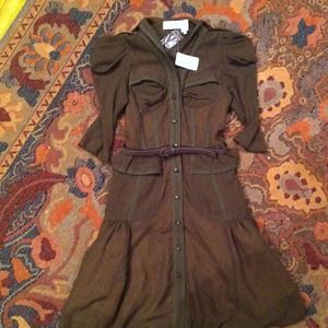 "Byron Lars beauty mark" cotton dress NWT