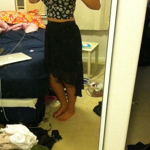 High-low skirt