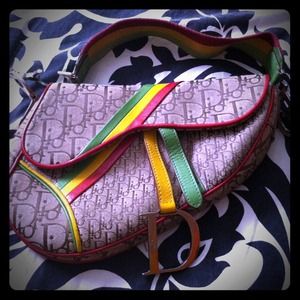 Vintage Christian Dior Saddle bag