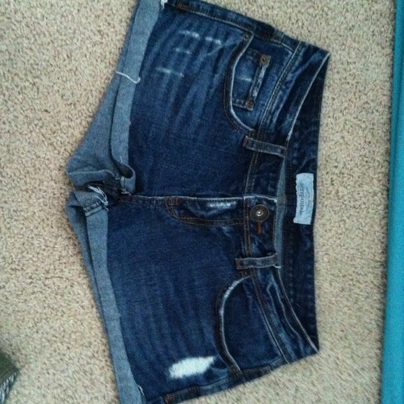 Denim shorts