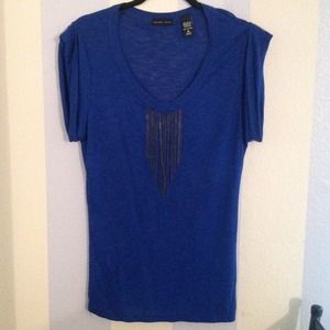 Royal blue top