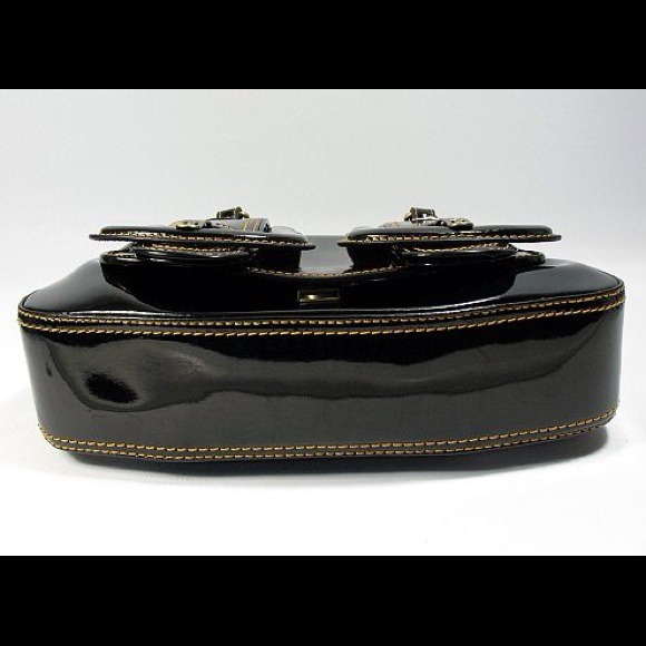 FENDI B Black Patent Leather Bag - Picture 4 of 4