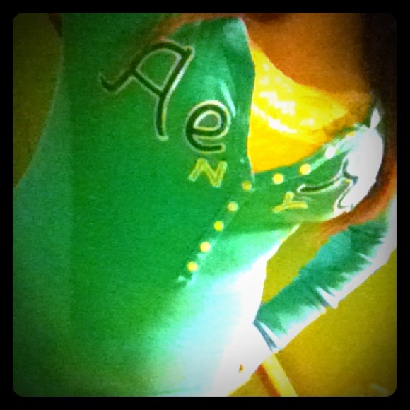 Light blue Areo long sleeve shirt