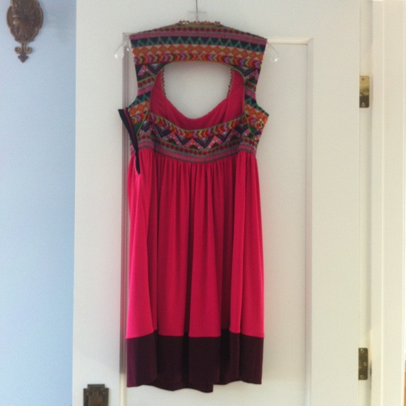 Anthropologie, beaded empire top and open back - Picture 2 of 3