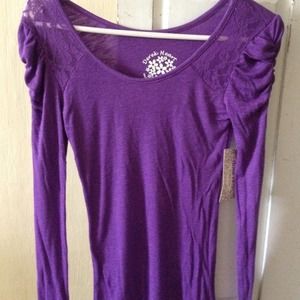 Purple lase shirt