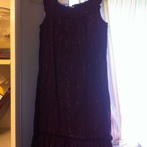 purple old navy dress