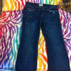 distressed Aeropostale jeans