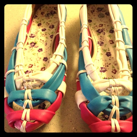 *Reserved* - Colorblock flats from India