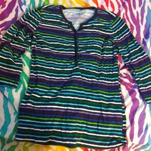 old navy striped 3/4 sleeves