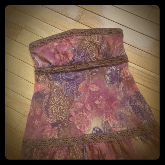 Weston Wear strapless blouse