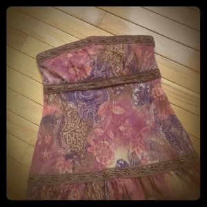 Weston Wear strapless blouse