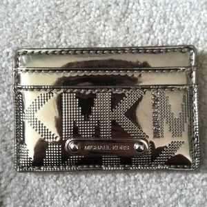 Micheal Kors Silver ID Wallet