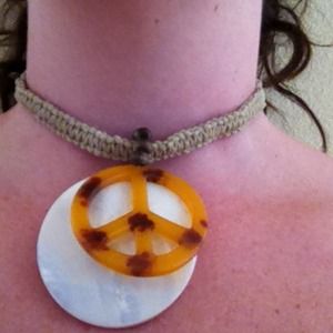 Peace Hemp Choker