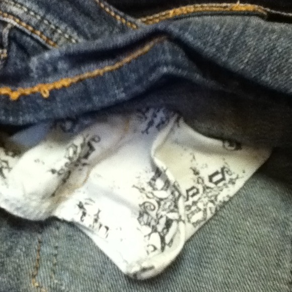 Navy blue stretch shorts - Picture 3 of 4