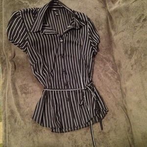 Really cute Businessware stripe shirt
