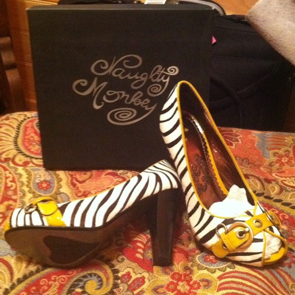 Never worn naughty monkey heels