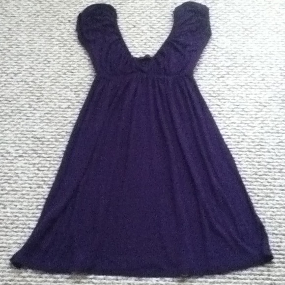 Casual purple dress