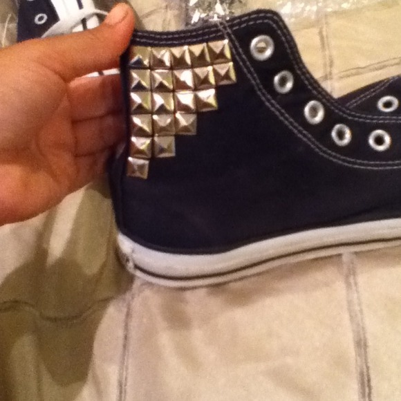 Black Studded Converse