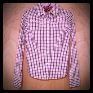 Plaid cotton Her House by Paul Frank button-down