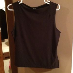 Black tank top