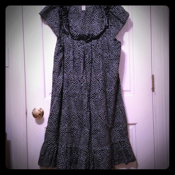 Floral ruffled dress
