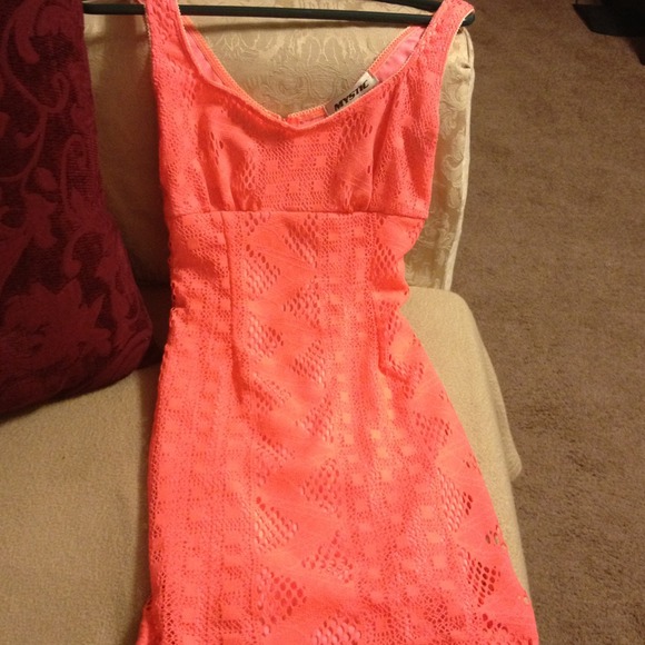 Neon Pink Party Dress