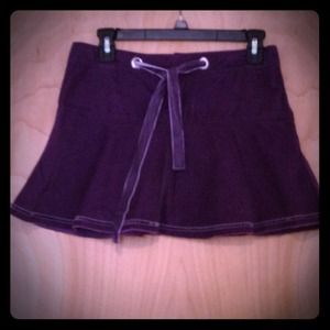 ADORABLE corduroy plum mini skirt
