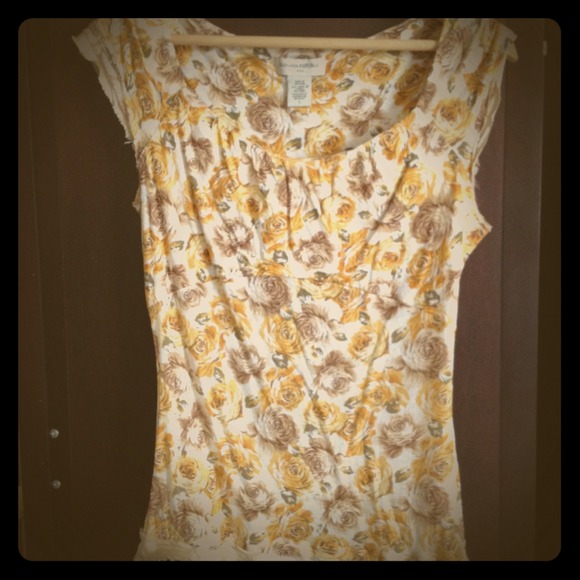 BR Rose printed top and polka dot dress and BR top