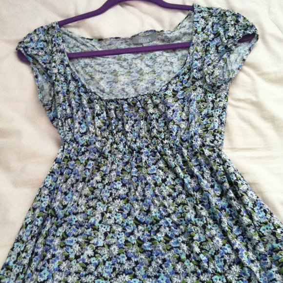 Cute baby doll, floral blouse