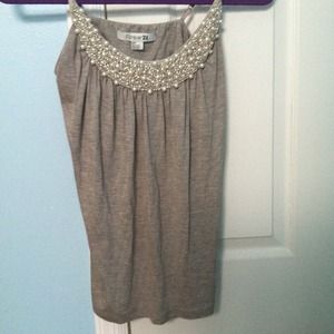 Pretty bejeweled tank top