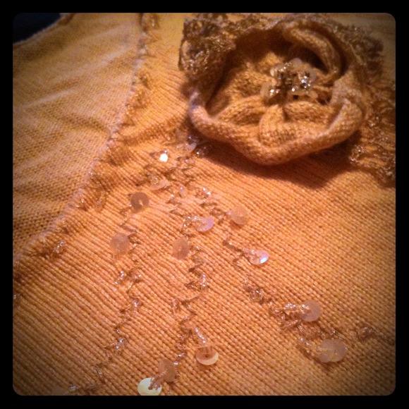 butter yellow Nine West sweater