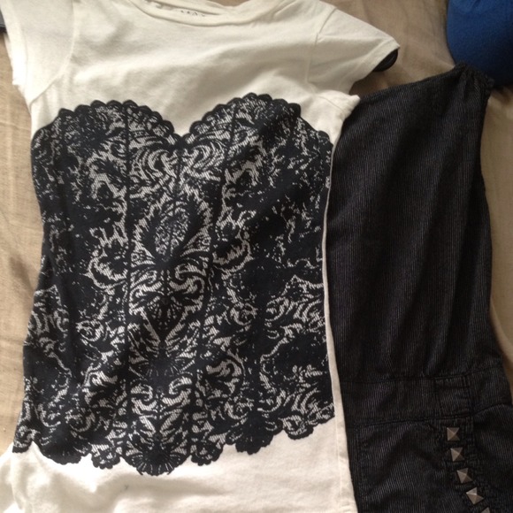 Shirt and romper