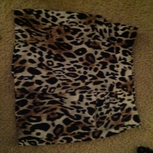 Cheetah skirt!