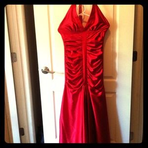 Red Evening Jessica McClintock Dress