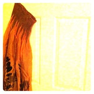 Strapless tube top sundress