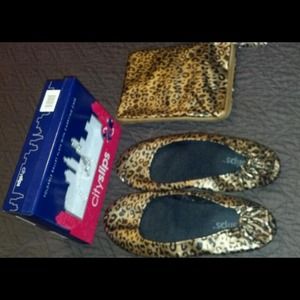 cityslips Shoes - City slips ballet flats with carrying case cityslips Shoes - City slips ballet flats with carrying case