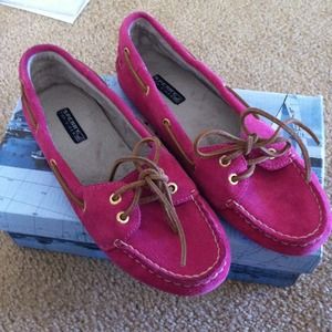 Sperry Shoes - NEW Pink Sperry with leather upper Sperry Shoes - NEW Pink Sperry with leather upper