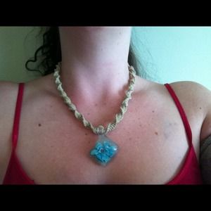 Handmade hemp accessories.