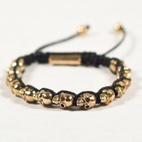 Jewelry - Skull bracelet - black