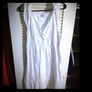 White sun dress