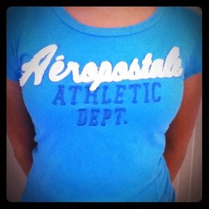 Blue aeropostale tee