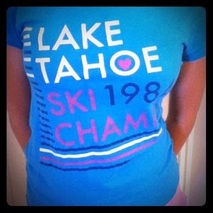 Blue lake tahoe tee