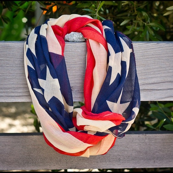 American flag scarf