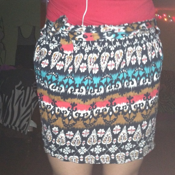 Tribal forever 21 skirt