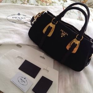 RESERVED Brand New Auth Prada Bauletto Satchel