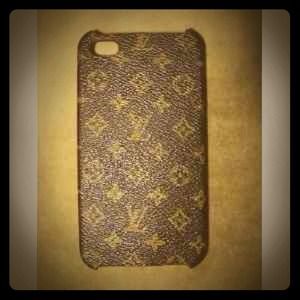 Brown Monogram LV iPhone 4 Case